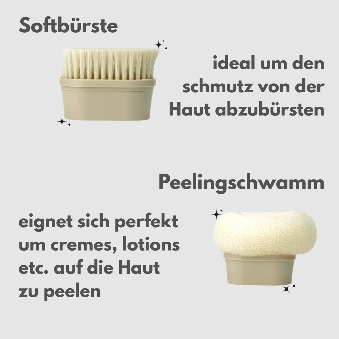 PureOn™ - Peelingschwamm/Softbürste